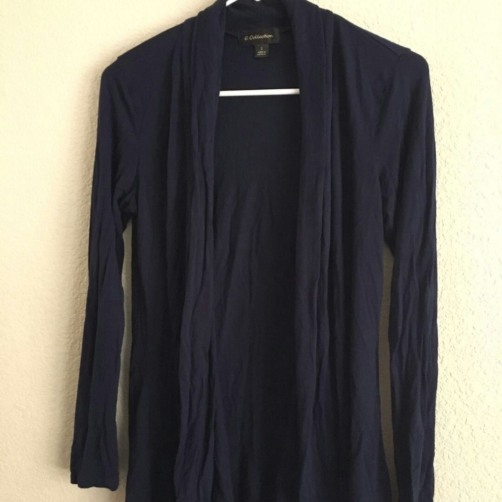 Navy blue cardigan